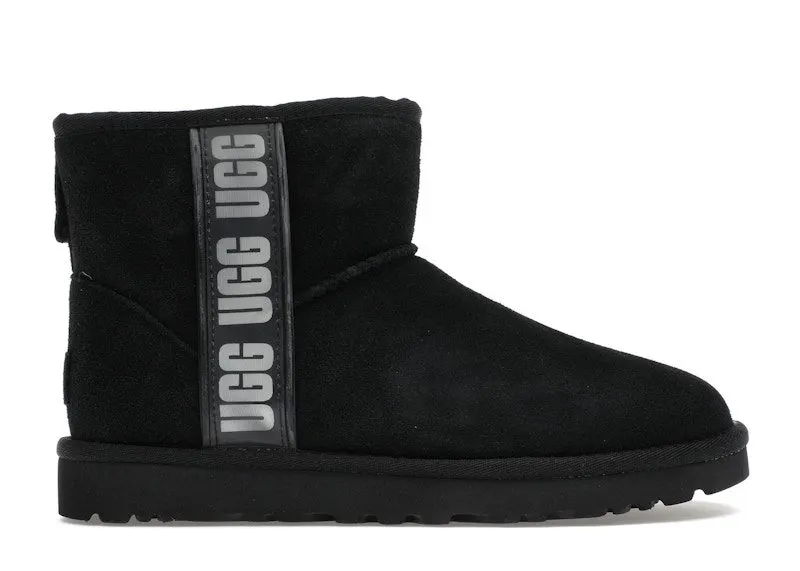UGG Classic Mini II Boot Side Logo Black | 1134962-BLK