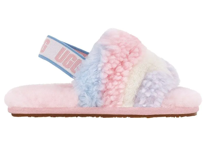 UGG Fluff Yeah Slide Pride-Stripes | 1120115T-PSTR