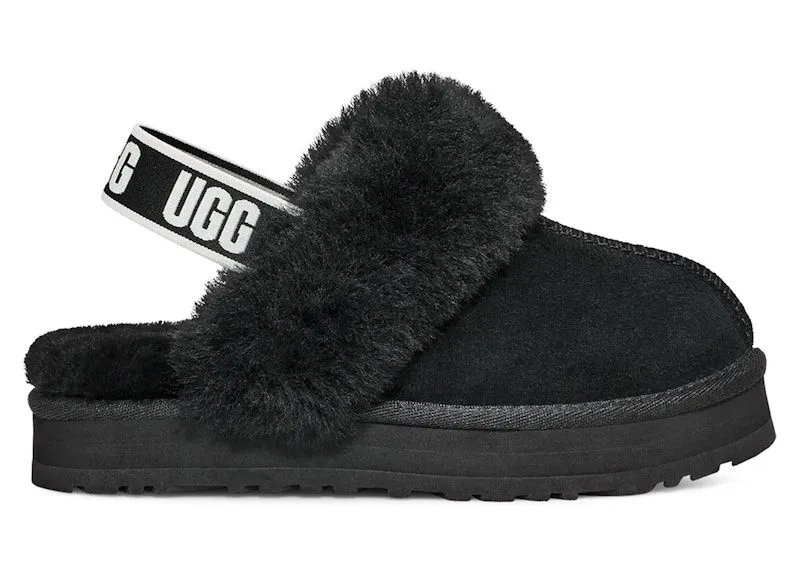 UGG Funkette Slipper Black | 1130395K-BLK
