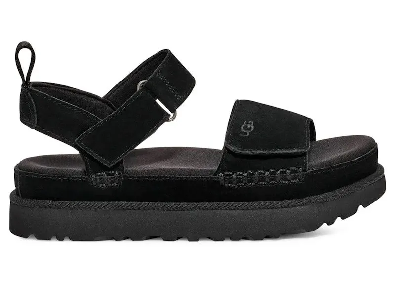 UGG Goldenstar Platform Sandal Black | 1136783-BLK