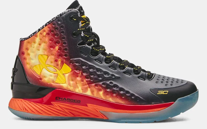 Under Armour Curry 1 Retro Curry Jam “Black / Team Orange / Taxi” | 3028139-001