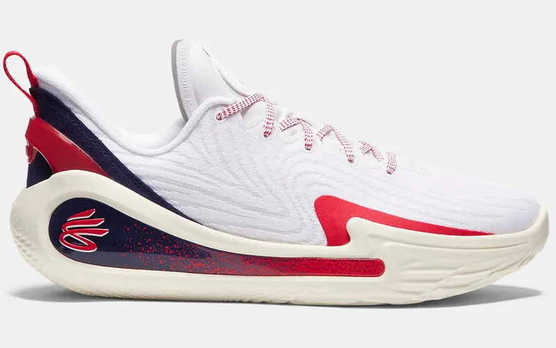 Under Armour Curry 12 Podium White “White / Blue / Red” | 6000198-100