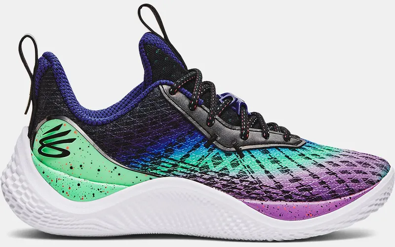 Under Armour Curry Flow 10 Northern Lights “Black / Blitz Red / Antifreeze” | 3025627-500