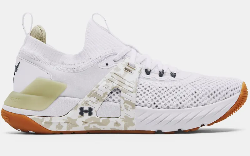 Under Armour Project Rock 4 White Camo “White / Pitch Grey” | 3025143-103
