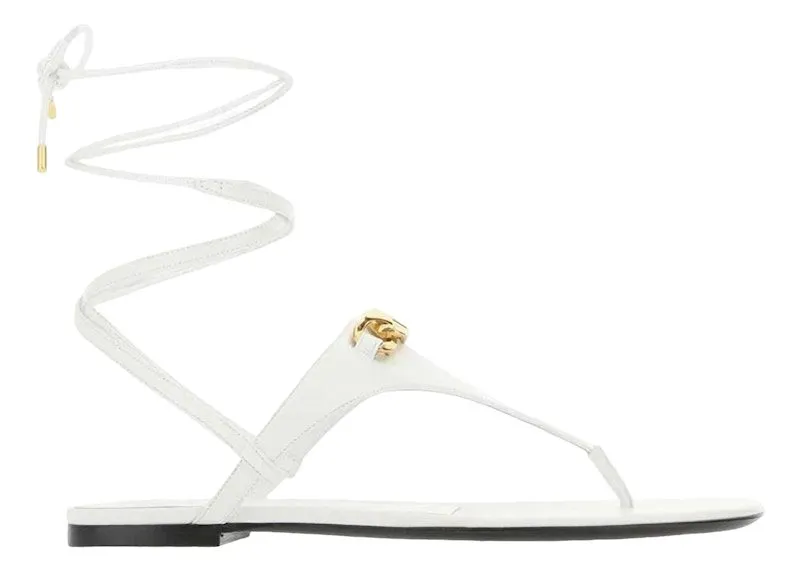Valentino VLogo Thong Sandals White | 1W2S0EZ4YZX0BO
