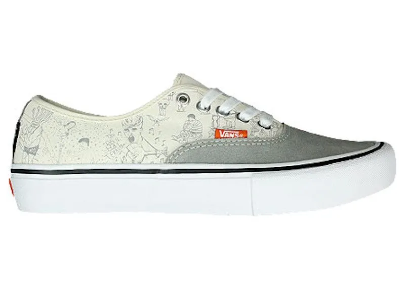 Vans Authentic Pro No Comply Daniel Johnston “White / Orange / Grey” | VN0A34790GC