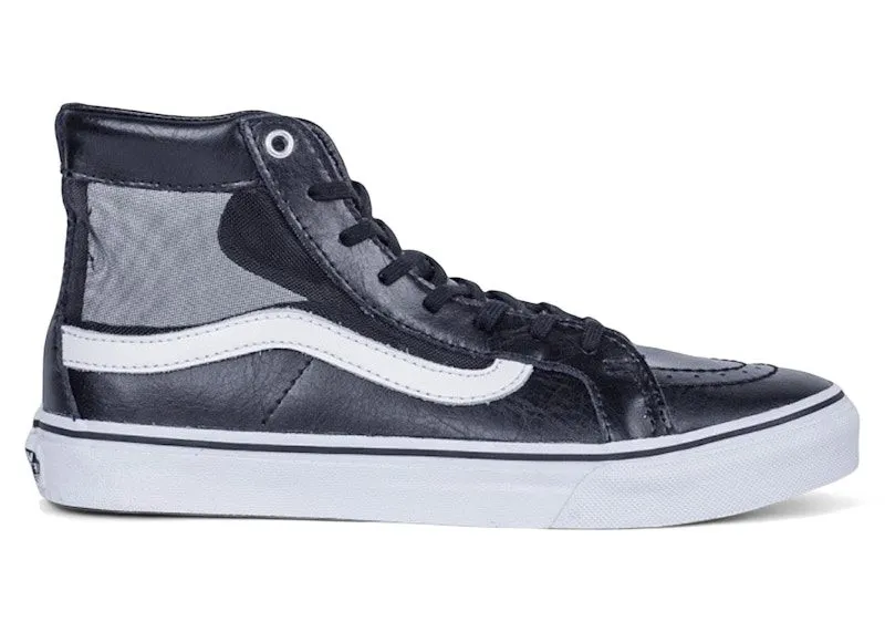 Vans Sk8-Hi Slim Cutout Mesh Black White | VN04KZISJ