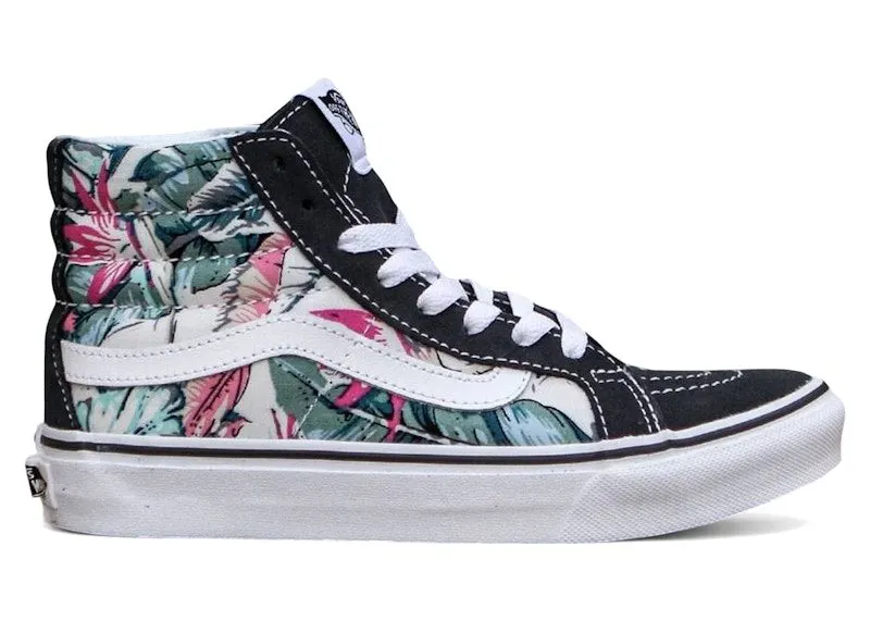 Vans Sk8-Hi Slim Tropical Mesh Metallic Multi True White | VN018IIKP