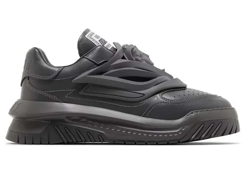 Versace Odissea Caged Rubber Medusa Sneaker Fossil Grey “Dark / Grey” | 1004524-1A03180-1E440