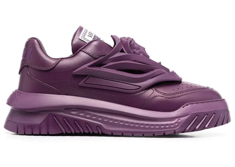 Versace Odissea Caged Rubber Medusa Sneaker Plum Purple | 1004524-1A03180_1LA60