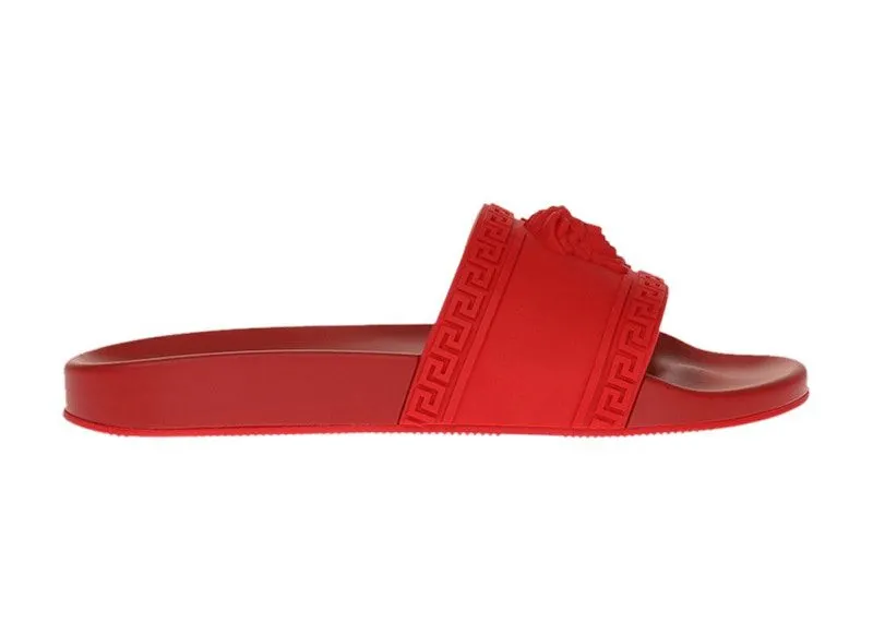 Versace Palazzo Slides Rosso Cardinale | DSU5883 DGO9G D6G