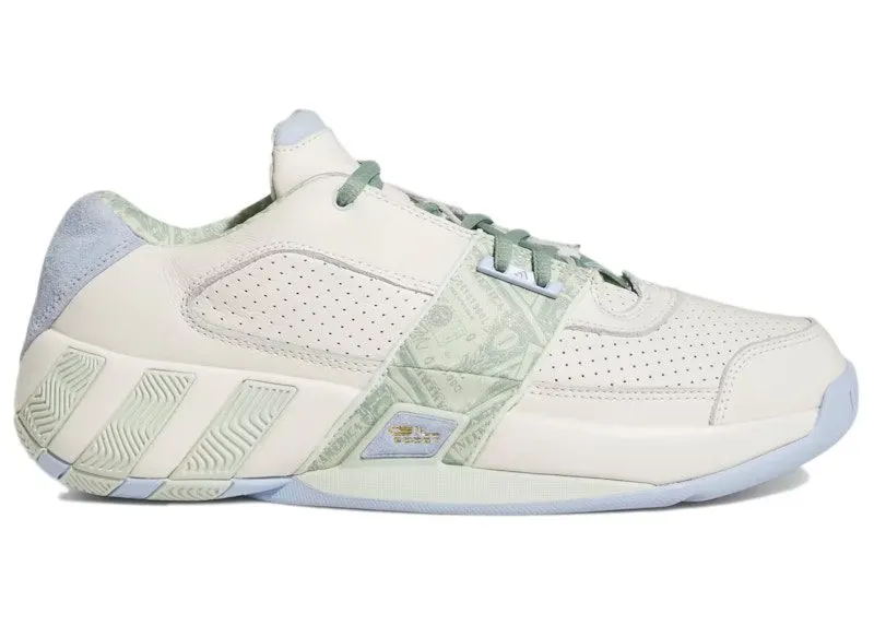 adidas Agent Gil Restomod Damian Lillard Zero Dollar Bill “Chalk White / Blue Dawn / Linen Green” | FZ6214