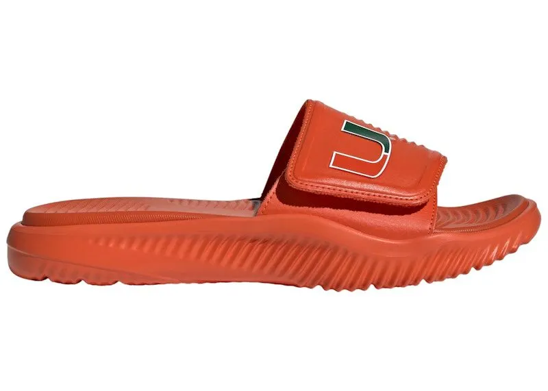adidas Alphabounce Slide 2.0 Miami Collegiate Orange Dark Green Cloud White | JI2516