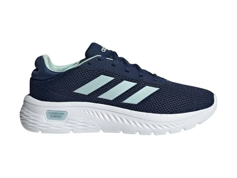 adidas Cloudfoam Comfy Dark Blue Halo Mint Cloud White | IH6127