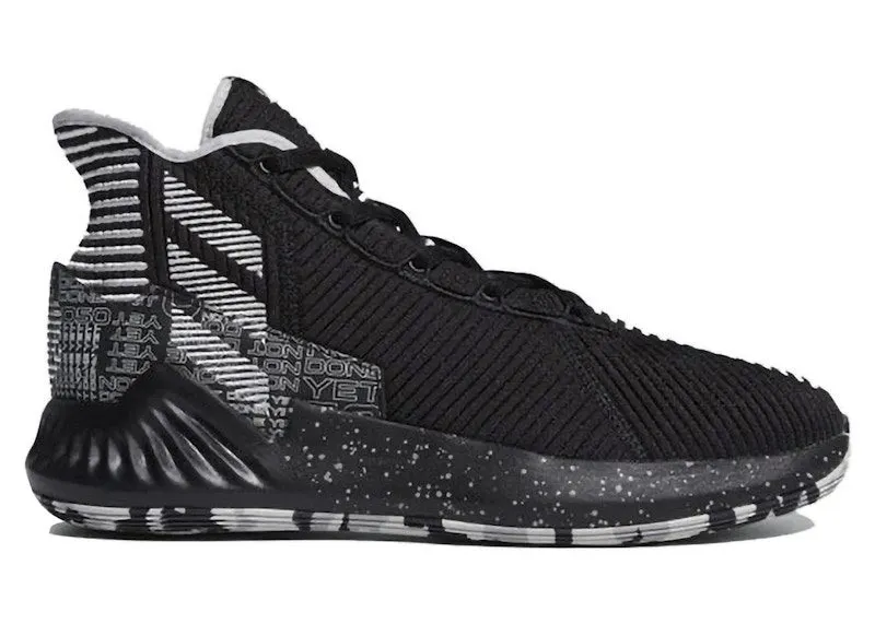 adidas D Rose 9 50-Point Game “Core Black / Silver Metallic / Grey Three” | FU7913