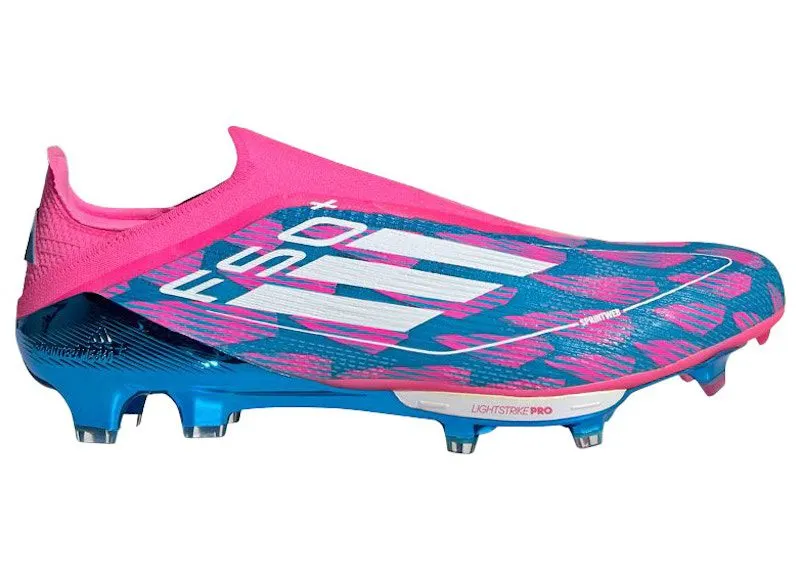 adidas F50 Plus Elite Laceless FG Players Pack “Solar Blue / Cloud White / Solar Pink” | IG4324