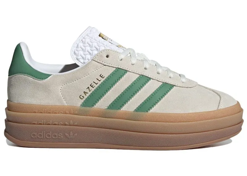 adidas Gazelle Bold Off White Preloved Green “Off White / Preloved Green / Cloud White” | IH7558