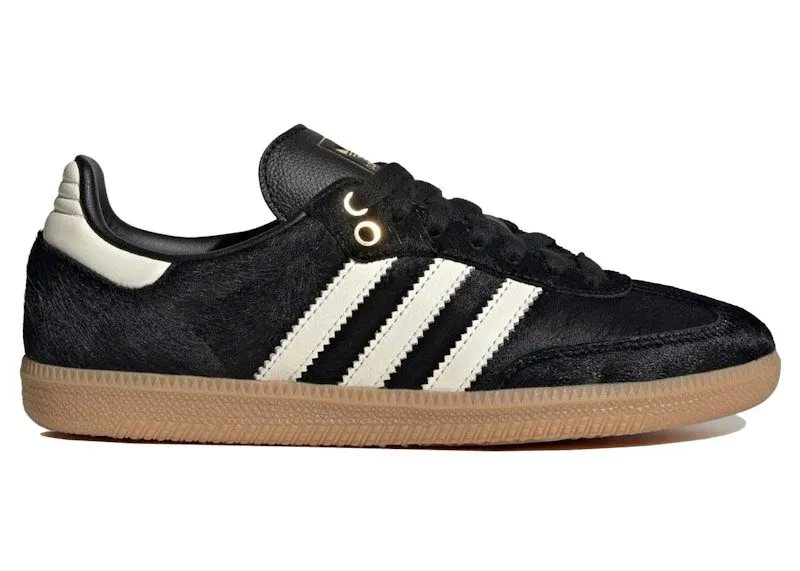 adidas Samba Black Pony Hair “Core Black / Crew White / Gum” | JQ3694