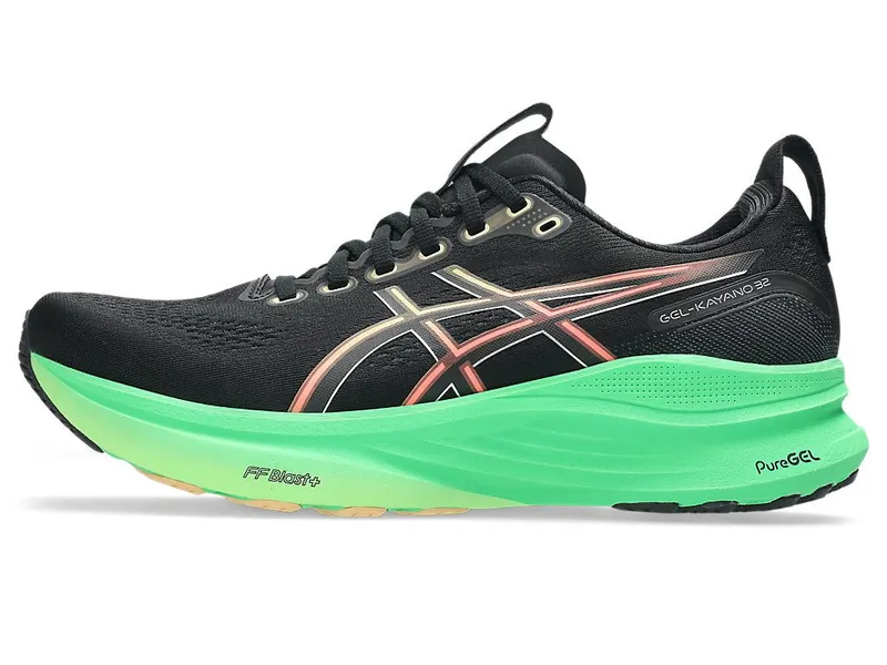 ASICS GEL-KAYANO 32 “Black / Vital Green” | 1011C052-004