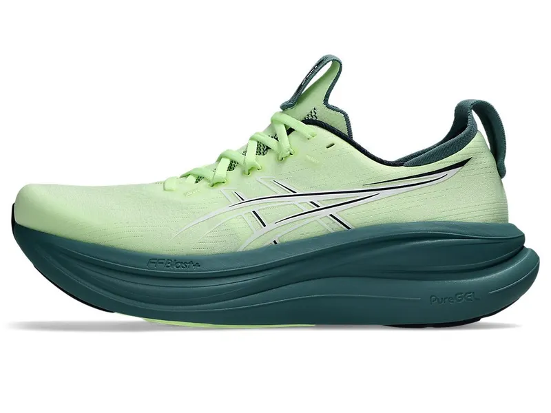 ASICS GEL-NIMBUS 28 “Illuminate Yellow / Foggy Teal” | 1011C127-750