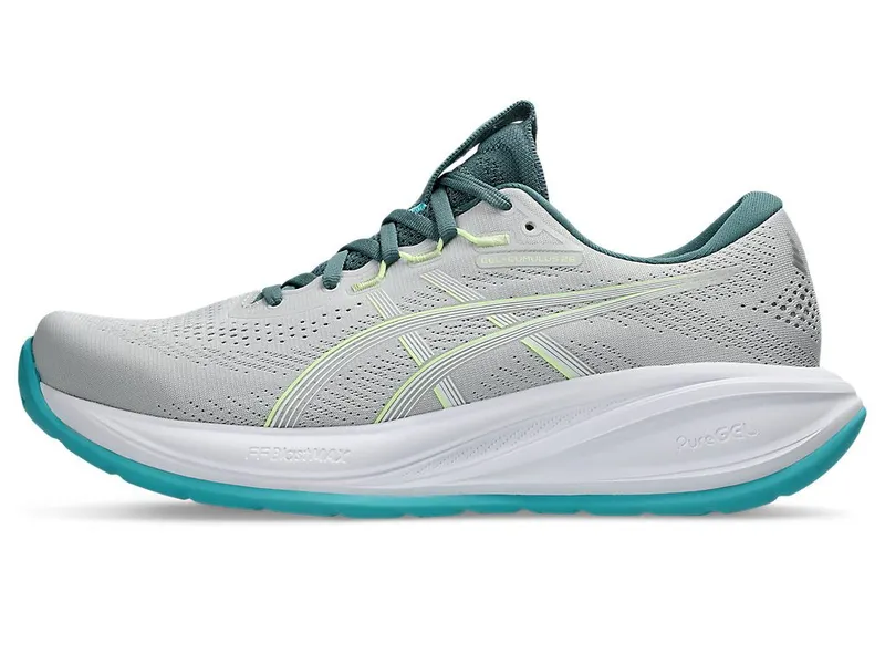 ASICS GEL-CUMULUS 28 “Cloud Grey / Energy Aqua” | 1011C143-021