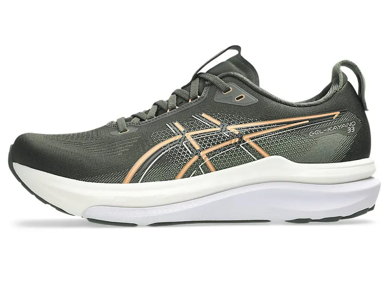 ASICS GEL-KAYANO 33 “Vintage Khaki / Bright Sunstone” | 1011C167-200