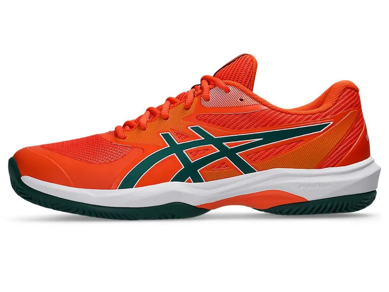 ASICS GAME FF PADEL “Energy Orange / Jewel Green” | 1041A493-800