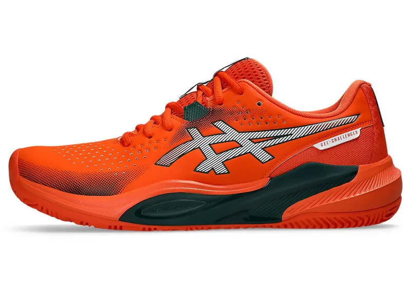 ASICS GEL-CHALLENGER 15 PADEL “Energy Orange / Jewel Green” | 1041A511-801
