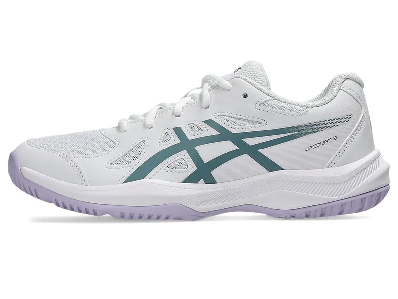ASICS UPCOURT 6 GS “White / Foggy Teal” | 1074A045-102