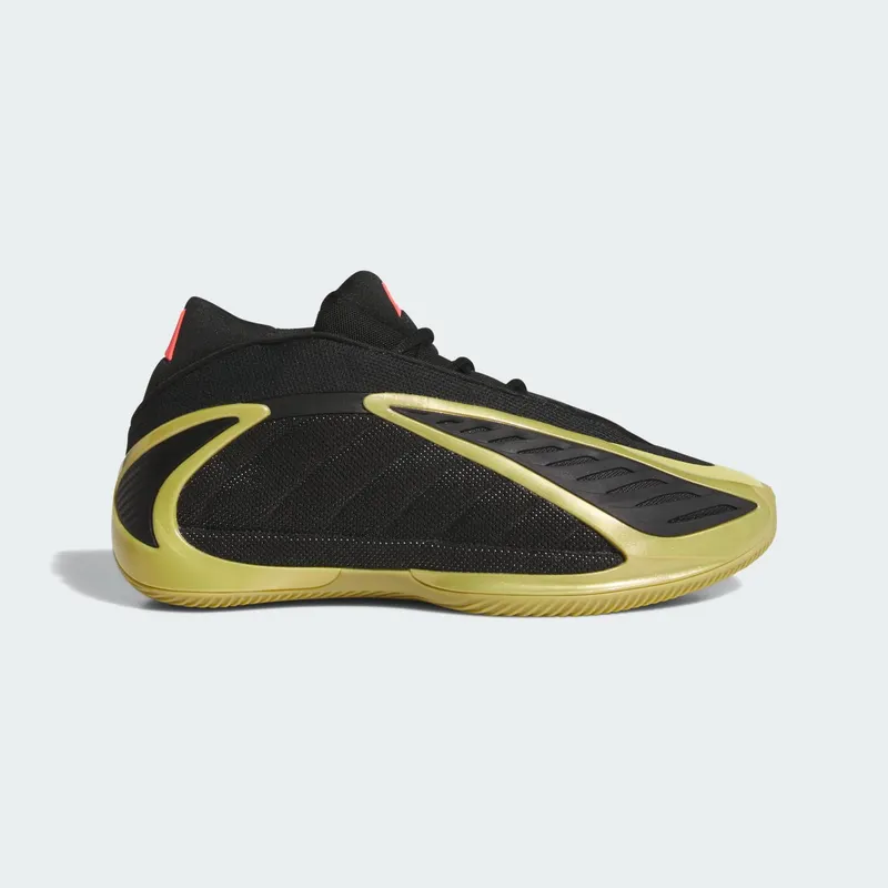 Adidas Anthony Edwards 2 Core Black / Gold Metallic / Solar Turbo | KJ1885