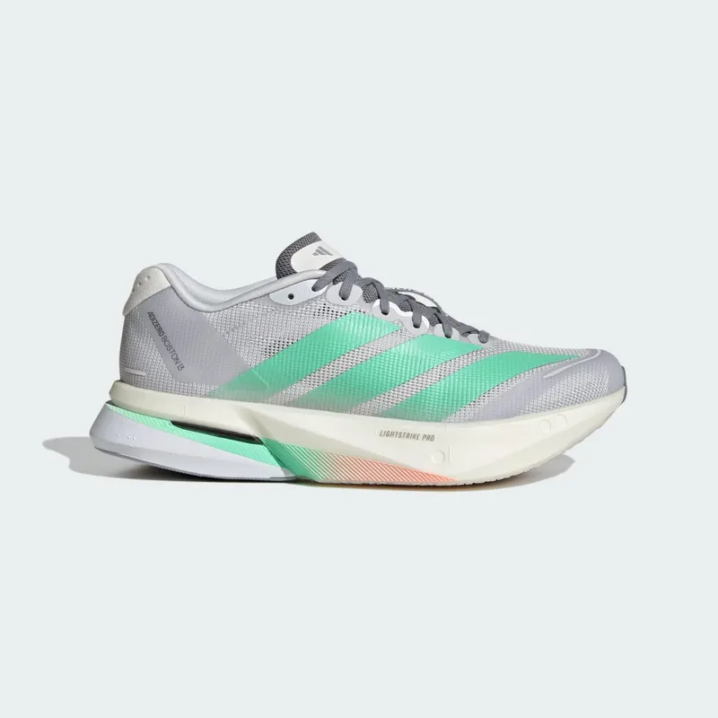 Adidas Adizero Boston 13 Dash Grey / Pulse Mint / Haze Coral “Dash Grey/Pulse Mint/Coral” | KH8867