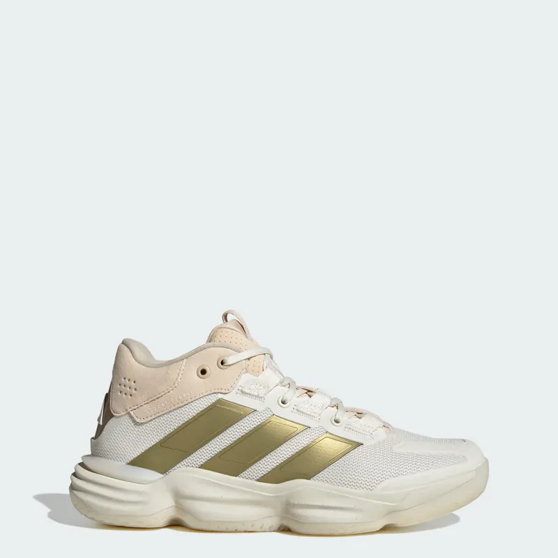 Adidas Court Stabil Indoor Sneakers Off White / Gold Metallic / Crystal Sand | JP9833