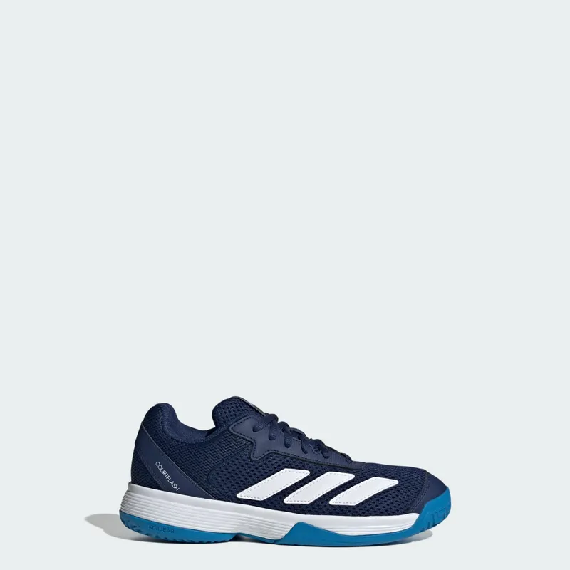 Adidas Courtflash Tennis Kids Dark Blue / Cloud White / Bright Blue | KK3857