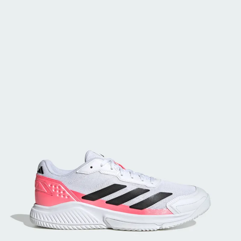Adidas Courtquick Padelschoenen Cloud White / Core Black / Solar Turbo | KH5915