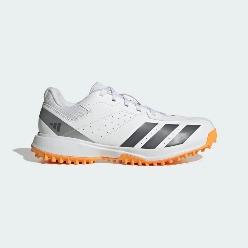 Adidas Howzat Spikeless Cricketschoenen Cloud White / Aurora Onix / Lucid Tangerine | JQ8547