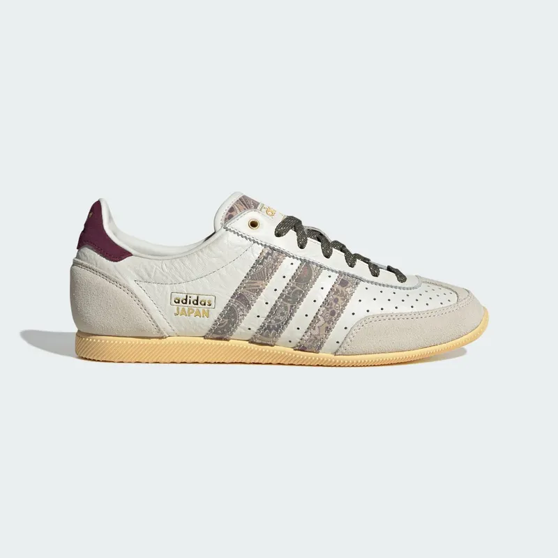 Adidas JAPAN X LIBERTY LONDON SCHOENEN Off White / Maroon / Olive Strata | KH9801