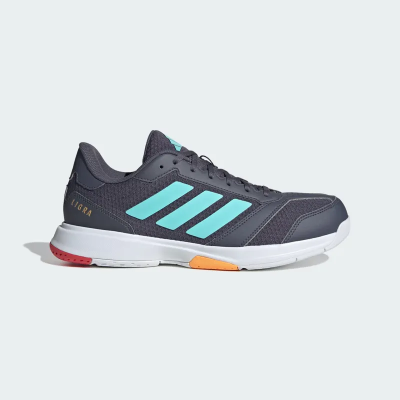 Adidas Ligra 8 Indoor Aurora Onix / Flash Aqua / Semi Lucid Red “Aurora Onix/Flash/Aqua/Lucid Red” | JR7118