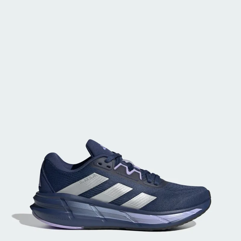 Adidas Questar 3 Hardloopschoenen Tech Indigo / Silver Metallic / Glow Purple | JP6598