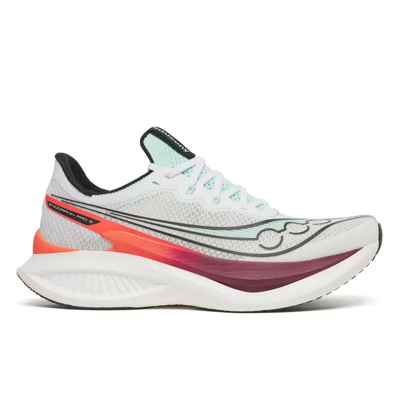 SAUCONY Endorphin Pro 5 “White / Crimson” | S21064-172