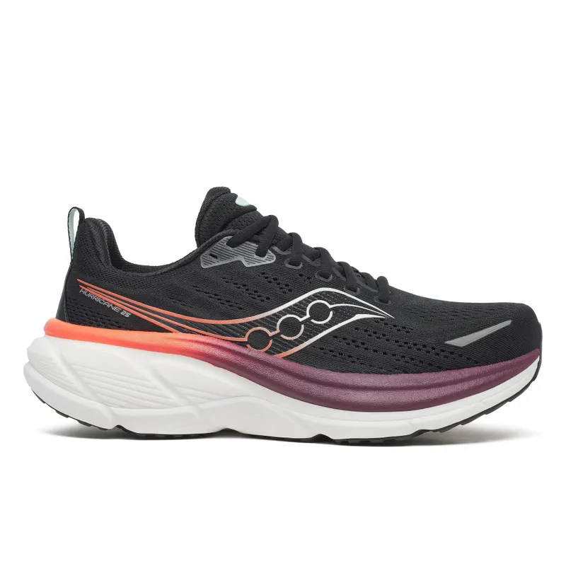 SAUCONY Hurricane 25 “Black / Crimson” | S21026-172