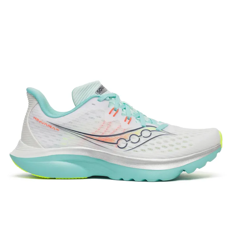 SAUCONY Kinvara 16 “White / Aqua” | S11020-130
