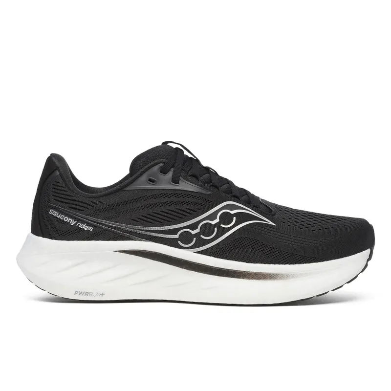 SAUCONY Ride 18 “Black / White” | S21000-100