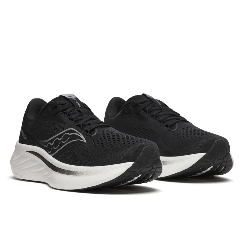 SAUCONY Ride 18 Wide “Black / White” | S11001-100