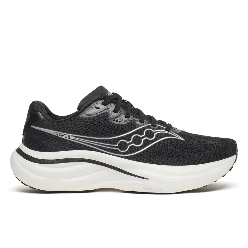 SAUCONY Ride 19 “Black / Silver” | S11055-100