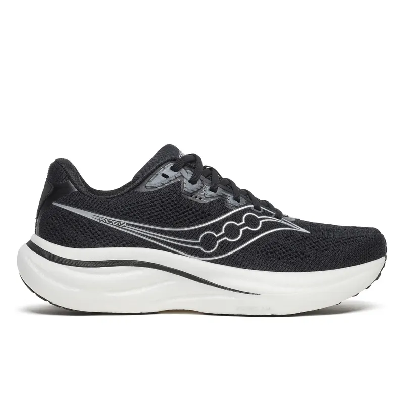 SAUCONY Ride 19 “Black / Silver” | S21055-100