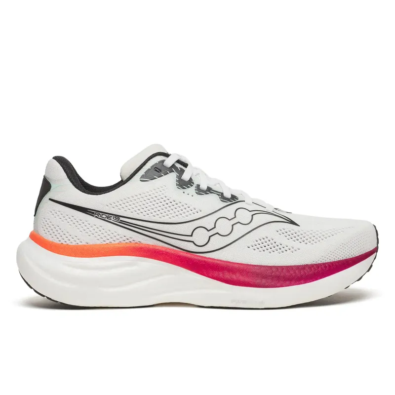 SAUCONY Ride 19 “White / Crimson” | S21055-172