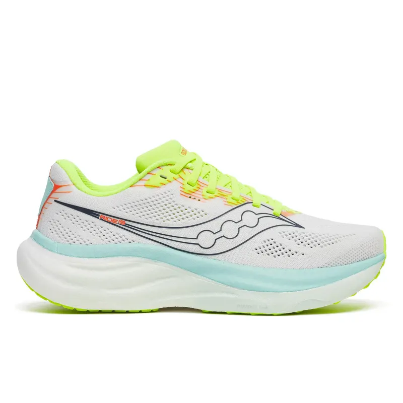SAUCONY Ride 19 “White / Splash” | S11055-131