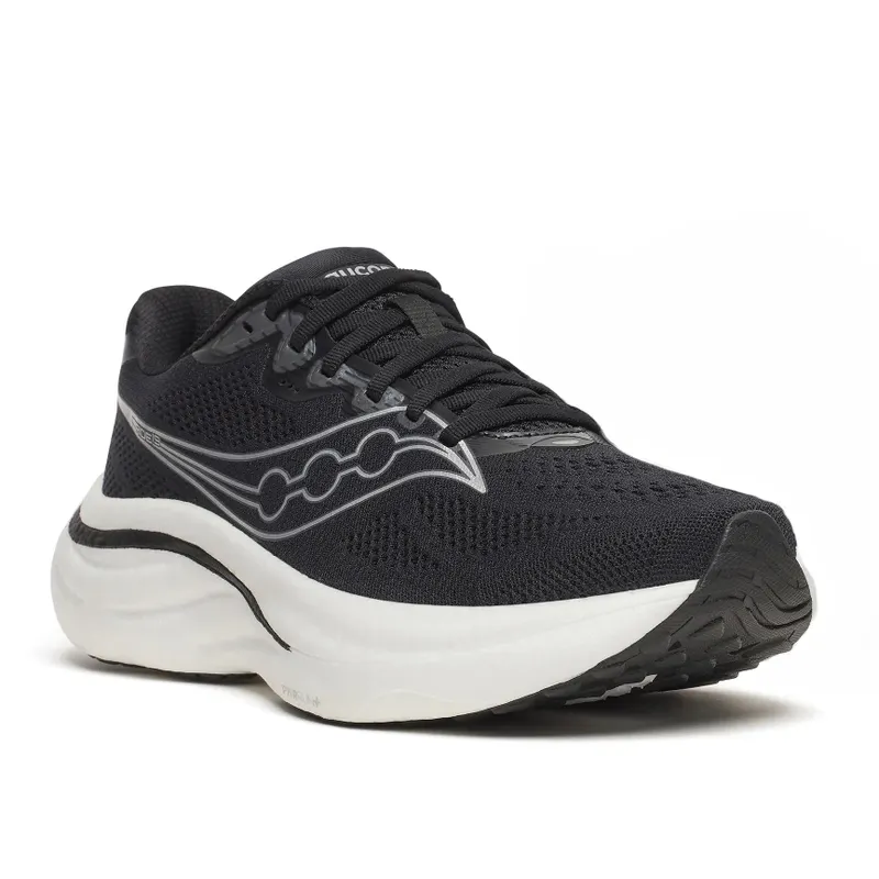 SAUCONY Ride 19 Wide “Black / Silver” | S11056-100