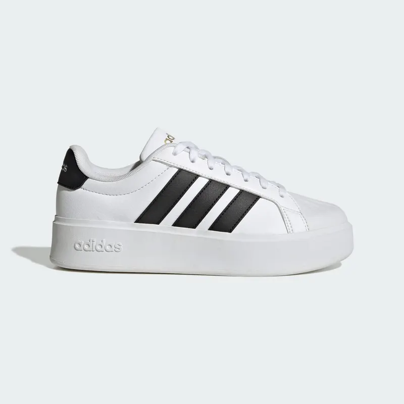 Adidas STREETTALK BOLD SCHOENEN Cloud White / Core Black / Matte Gold | KJ3856