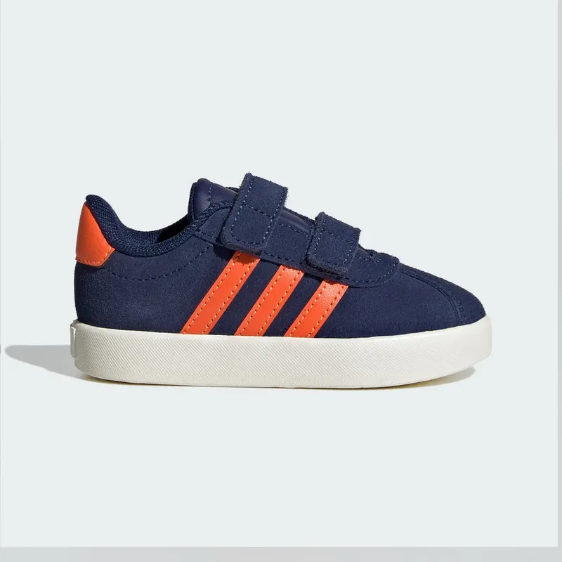 Adidas VL Court 3.0 Dark Blue / Impact Orange / Gold Metallic | JR2217